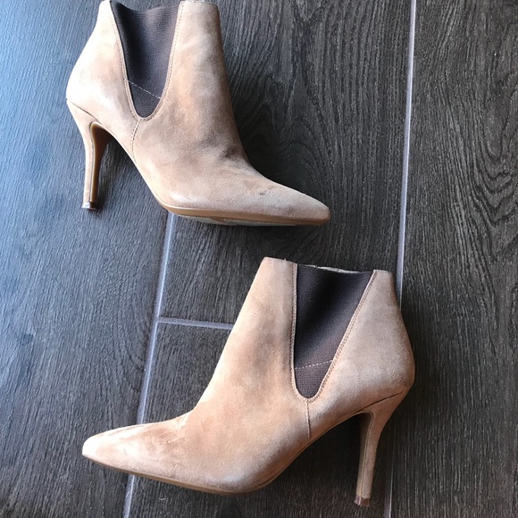 Nine West Shoes - New Nine West Front Tan Bootie Size 6 1/2